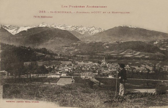 St Gironnais-panorama d'oust et le Montvallier