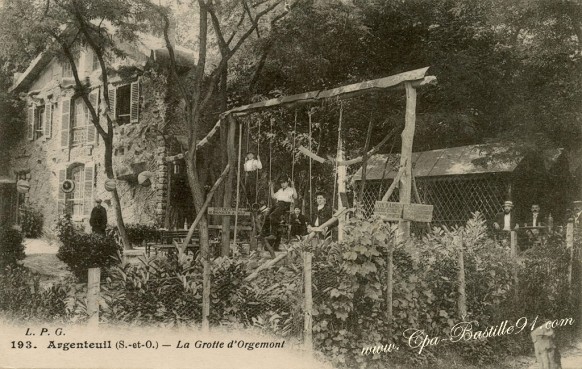 Cartes-postales-Anciennes-Argenteuil-La-Grotte-dOrgemont