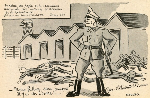 Carte-postale-Ancienne - Notre Fuhrer sera content - Il y a de l'Ordre - Illustrateur R-Fuzier