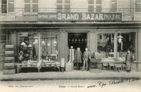 Cosne sur Loire  - Grand-Bazar - Entrée libre prix fixe 