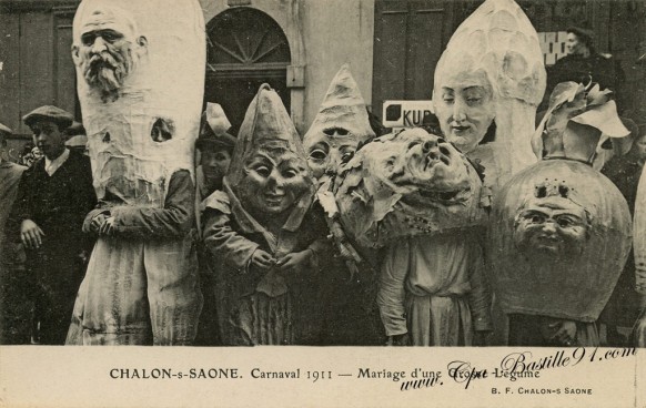 Chalon-sur-saone-Carnaval-1911-Mariage-dune-Grosse-légume