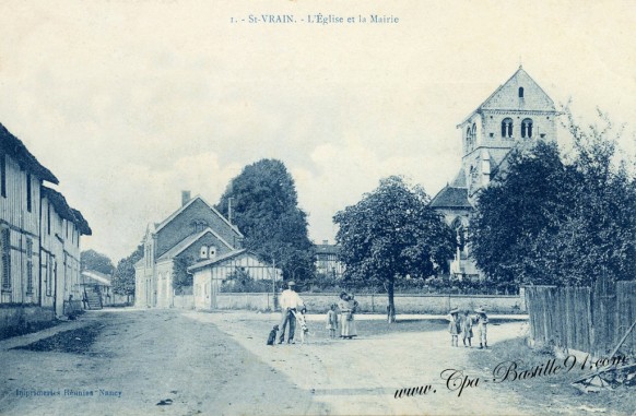 Saint-Vrain-l'église-et-la-mairie