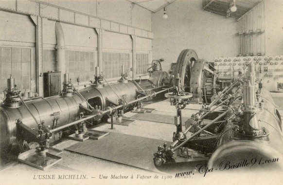 L'Usine Michelin à Clermont ferrand - Une-Machine à vapeur