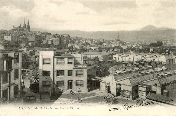 Carte postale Ancienne-Usine Michelin-vue de l'usine