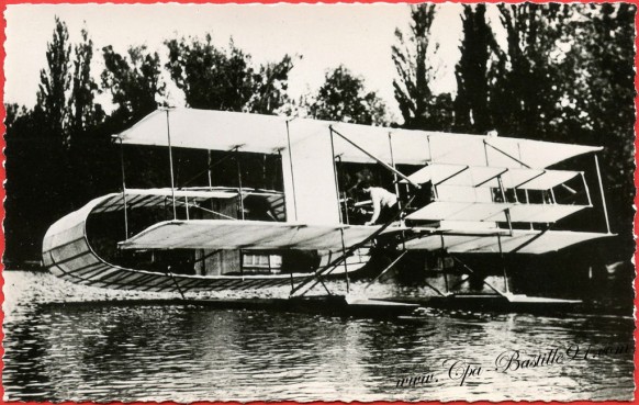 Histoire de l'Aviation - 1906 l'appareil Blériot-Voisin  modifié