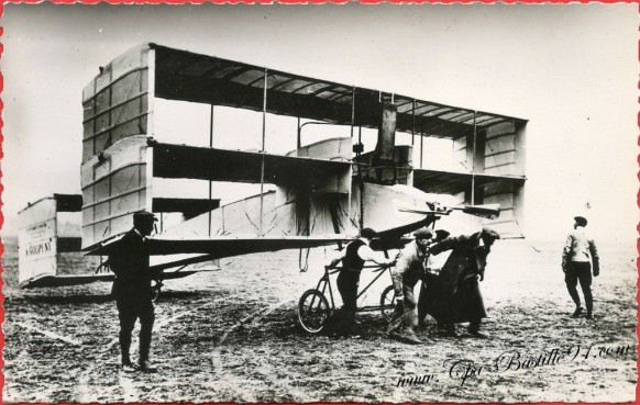 l'Histoire de l'Aviation en 1909 Le Triplan Goupy 