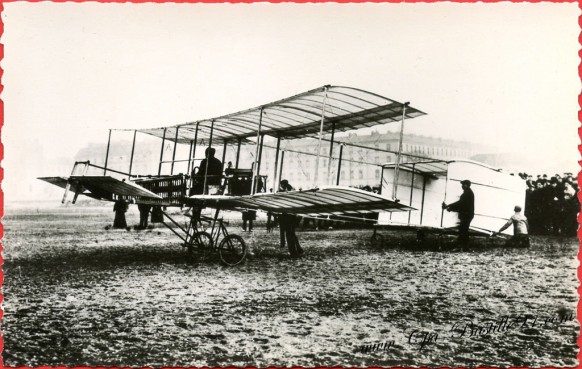 l'histoire de l'aviation - l'aéroplane delagrange modifié à Issy