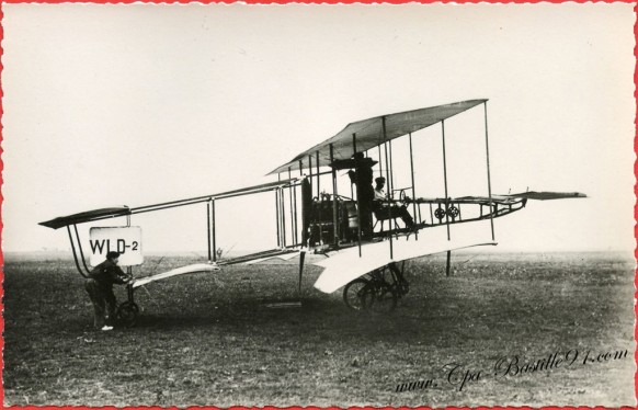 Histoire de l'Aviation - 1909 à Juvisy - l'Aviateur Guillaume Busson sur WLD2