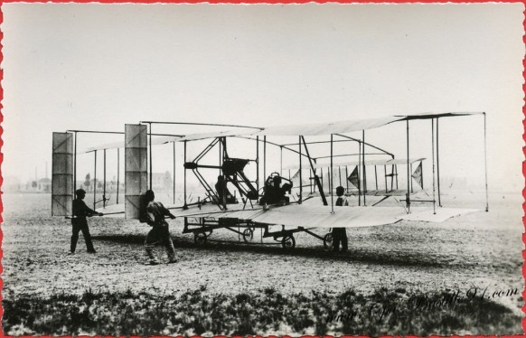 l'Histoire de l'Aviation de Ader à 1910 - Le-Biplan Germe 