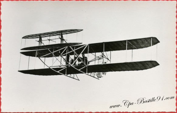 Histoire de l'Aviation - 1909 l'aéroplane Wright d'Eugène Lefebvre