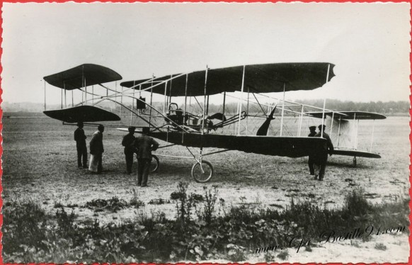 Histoire de l'aviation - En 1909 le Biplan Sanchis