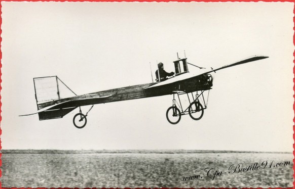 Histoire de l'aviation - Novembre 1909 - Nabat sur Koechlin à la Grande Quinzaine d'aviation de juvisy