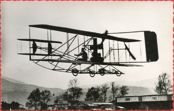 Histoire de l'Aviation de Ader à 1910 - Le biplan Wright de Baratoux