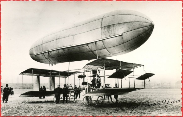 Histoire de l'aviation - Le biplan mixte Cesar de 1910