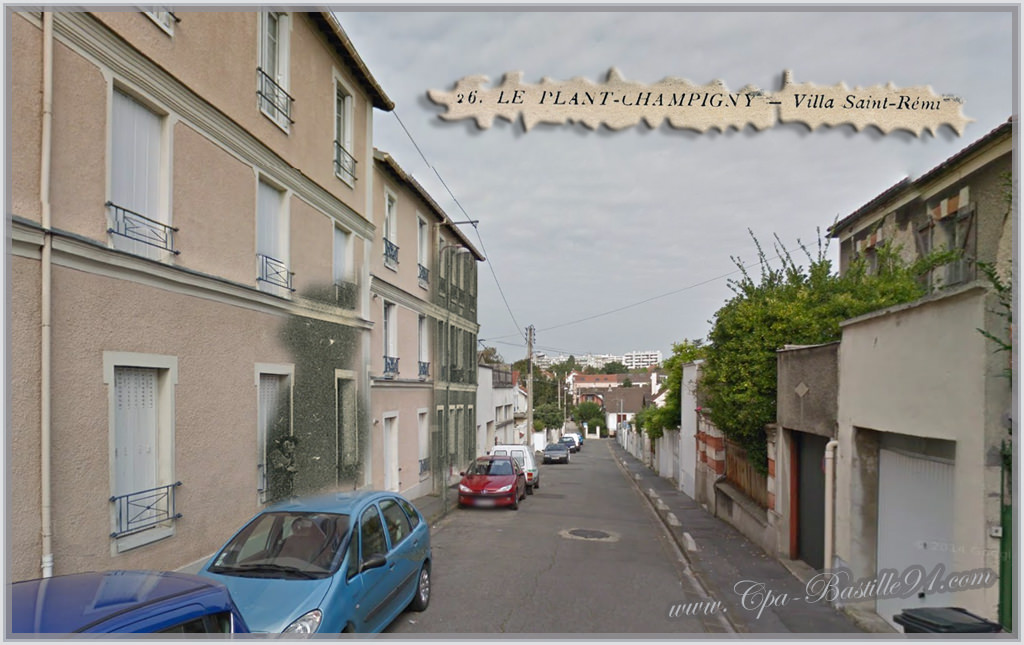 CPA 94 CHAMPIGNY LE BOULEVARD (cliché pas courant