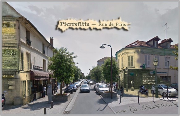 Pierrefitte-rue-de-Paris-dhier-à-Aujourdhui