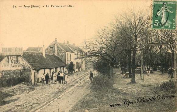 Carte Postale Ancienne - Ivry sur Seine - La Ferme aux Oies