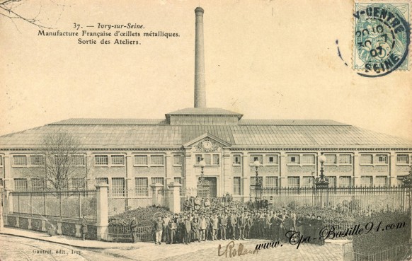 Ivry-sur-Seine - Manufacture Française d'oeillets métalliques - Sortie des Ateliers