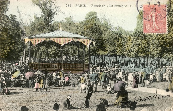 Carte Postale Ancienne - Paris - Ranelagh - La Musique