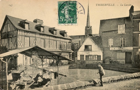 Carte Postale Ancienne - Thiberville Le Lavoir 