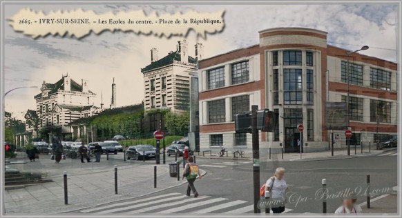 Ivry-sur-Seine-Place-de-la-république-dhier-à-aujourdhui-place-de-la-république