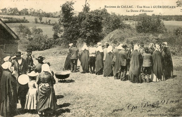 Environs de Callac - Une noce à Guérizouarn - La Danse d'honneur