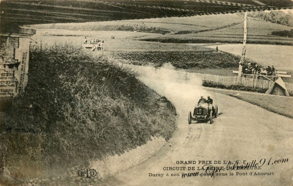 Grand Prix de l'ACF circuit de la Seine inférieure - Le pilote Duray 