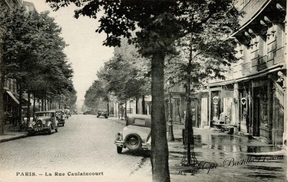 Carte Postale Ancienne - Paris la rue Caulaincourt