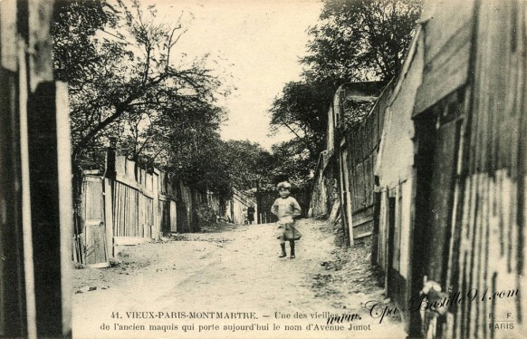 Carte Postale Ancienne - Montmartre avenue Junot - l'ancien Maquis