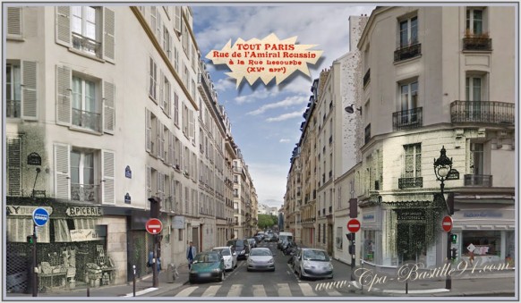 Paris XV - La rue de l'amiral Roussin d'hier à aujourd'hui