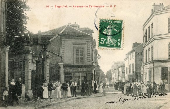 Cartes postales anciennes - Bagnolet avenue du Centenaire