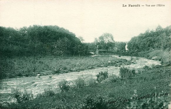 Carte Postale Ancienne - Le Faouët - Vue sur l'Ellée