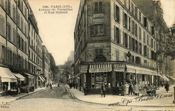 Cartes Postales Anciennes - Paris Avenue de Versailles et rue Boileau d'Hier à Aujourd'hui