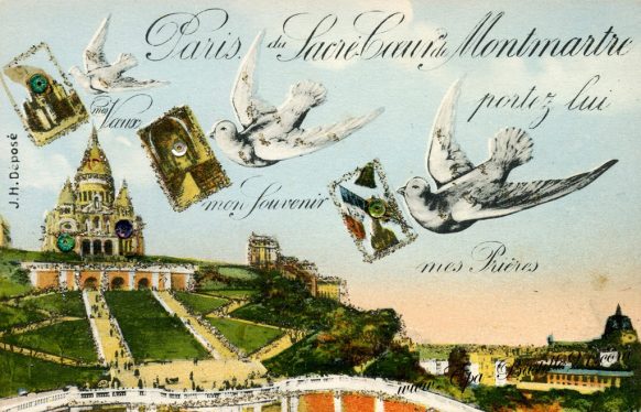 Carte Postale Ancienne - Paris du sacré Coeur de Montmartre  