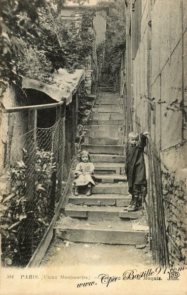 Cartes Postales Anciennes - Paris Vieux Montmartre - Le Maquis