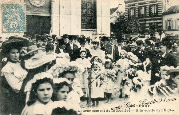 Carte Postale Ancienne de Nanterre - Le couronnement de la Rosière