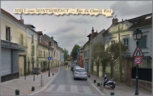 Soisy-sous-Montmorency-rue-du-chemin-vert-jean-mermoz d'hier à Aujourd'hu