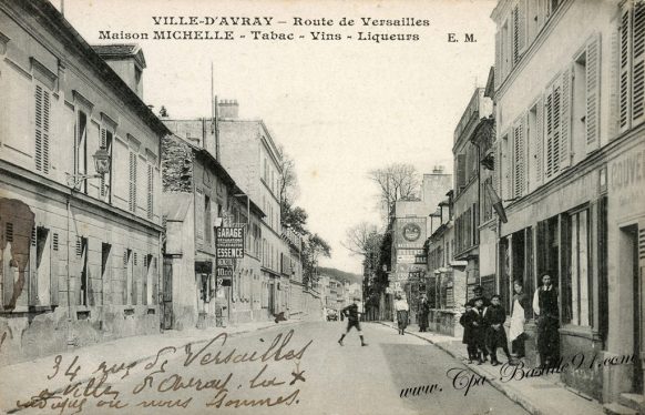 Carte Postale Ancienne - Ville-d'Avray - Route de Versailles