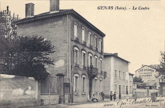 Carte Postale Ancienne de Genas - Le centre - Cliquez sur la carte pour l’agrandir et en voir tous les détails