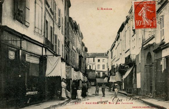 Carte Postale Ancienne de Pamiers - La Rue des Jacobins