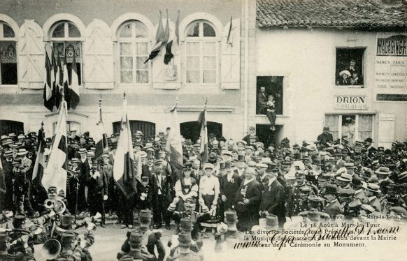 Carte Postale Ancienne de Mars-la-tour le 16 Août 1910