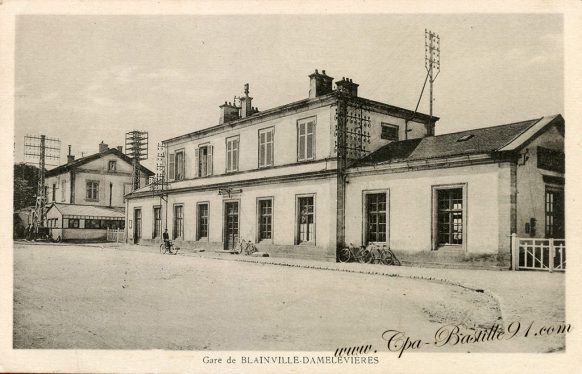 Carte Postale Ancienne de la Gare de Blainville Damelevières