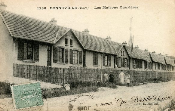 Cartes Postales Anciennes de Bonneville - Les maisons Ouvrières 