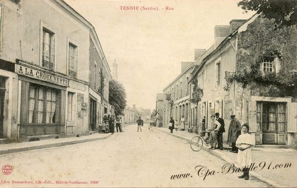 Carte Postale Ancienne de la ville de Tennie dans la Sarthe 