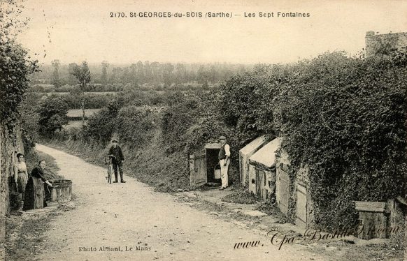 Carte Postale Anciennes de saint Georges du Bois - Les sept Fontaines