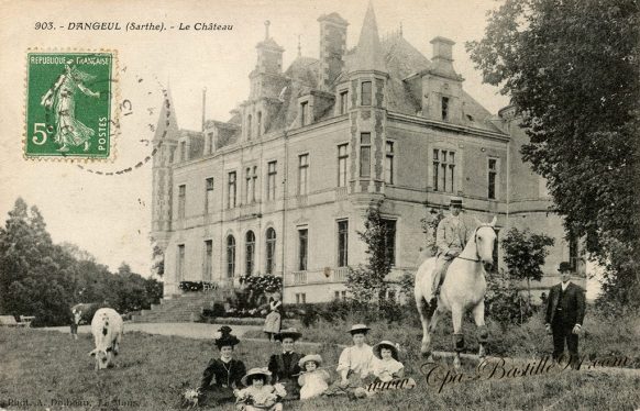 Carte Postale Ancienne du château de Dangeul