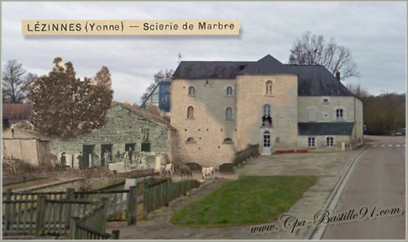 Lézinnes-la-scierie-de-marbre-dhier-à-Aujourdhui 