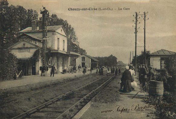 Carte Postale Ancienne de Chouzy-sur-Cisse - la Gare