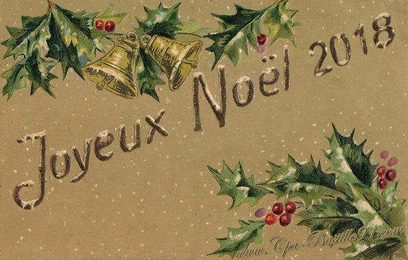 Bon Noel 2018 en carte postale 