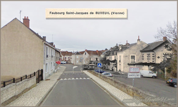 Faubourg Saint Jacques de Buxeuil d'hier à aujourd'hui